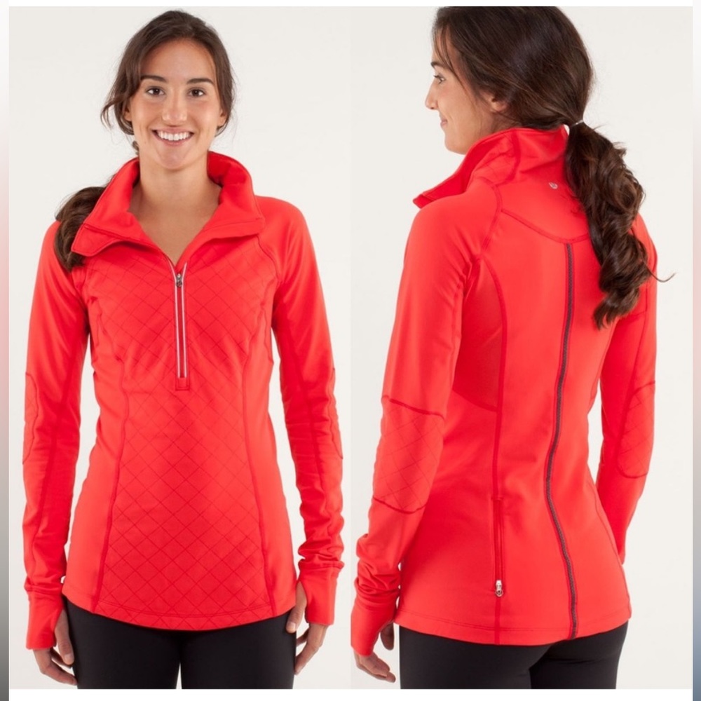 Lululemon Run Toasty Tech Half 1/2 Zip Pullover Jacket